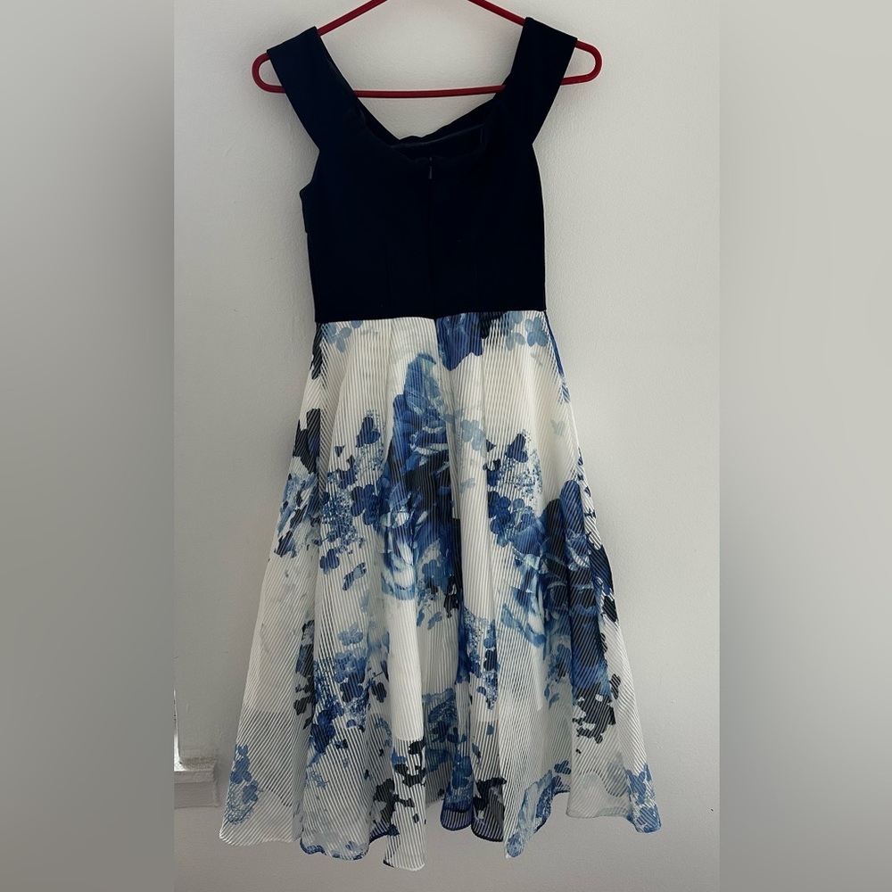 Coast Navy Bardot Dress